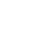 A minimalist white line icon of a fish jumping out of wavy water next to a fishing hook on a black background, used as a brand asset for Kountry Resort Campground.