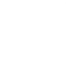 A minimalist white line icon of a shower head spraying water with bubbles on a black background, used as a brand asset for Kountry Resort Campground.