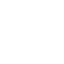 Square-cropped web asset showing a minimalist white line icon of pine trees, deciduous trees, and a shoreline on a black background, used as a favicon for Kountry Resort Campground.